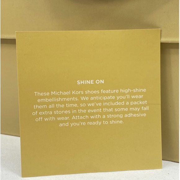NWT Bridal MICHAEL Michael Kors Fallon Mary Jane Glitter Bedazzled Heels… - Picture 14 of 16